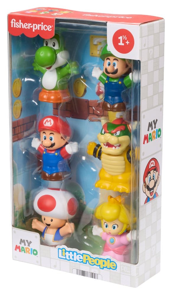 My Mario Little People Collector Minifiguren 6er-Pack 7 cm
