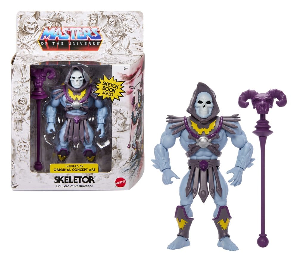 Masters of the Universe Origins Actionfigur Sketchbook Series: Skeletor 14 cm