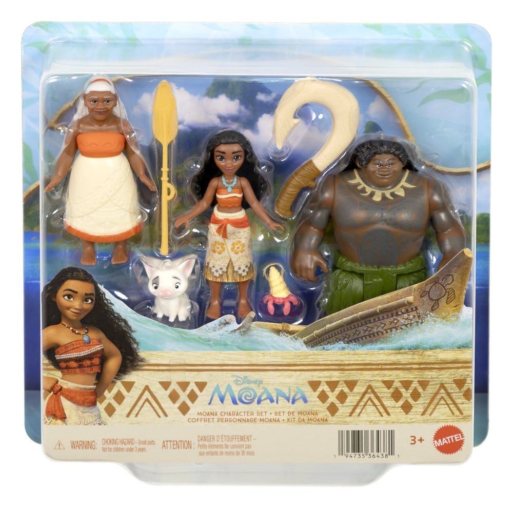 Vaiana Actionfiguren 3er-Pack Character Set 9 cm
