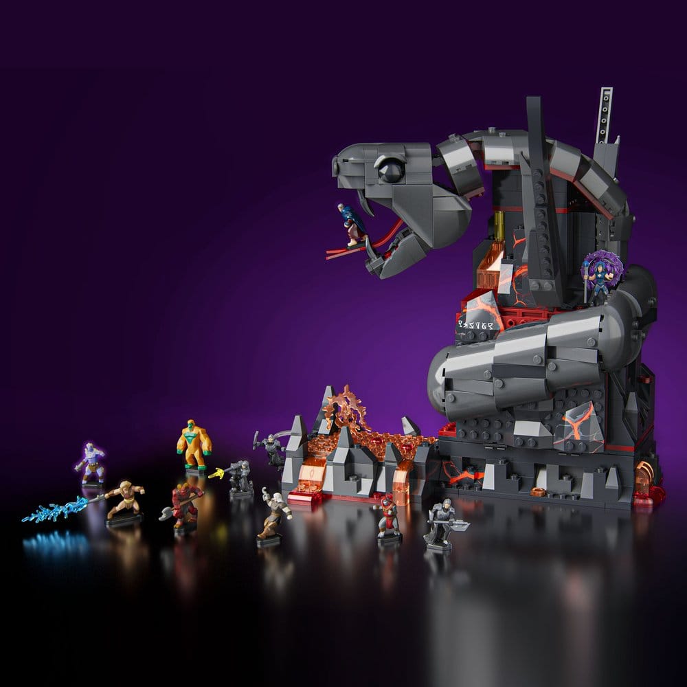 Masters of the Universe Mattel Brick Shop Bauset Snake Mountain