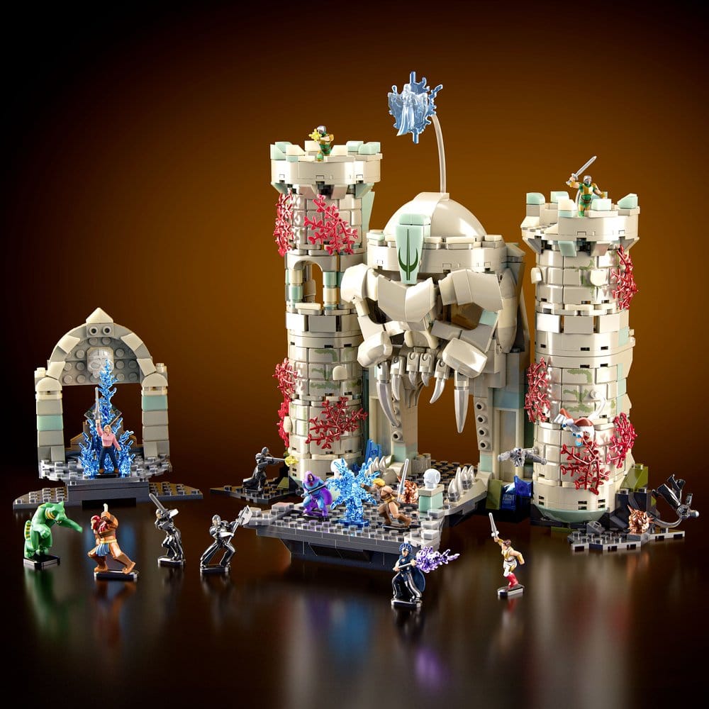 Masters of the Universe Mattel Brick Shop Bauset Castle Grayskull
