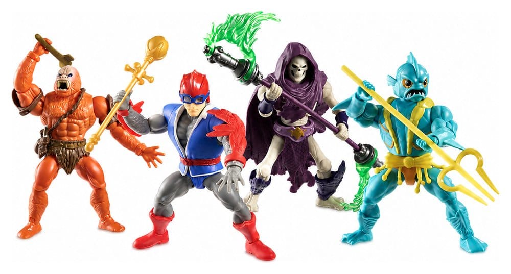 Masters of the Universe Origins Actionfiguren 4er-Pack Battle for Subternia 14 cm