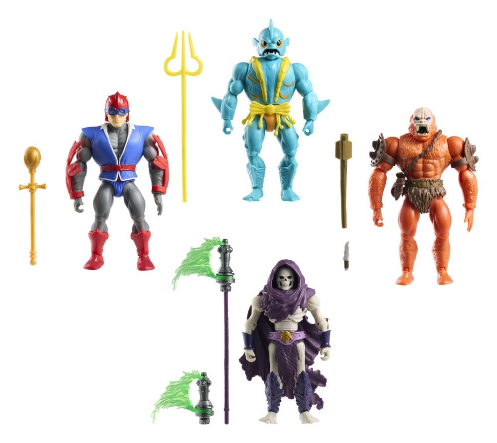 Masters of the Universe Origins Actionfiguren 4er-Pack Battle for Subternia 14 cm