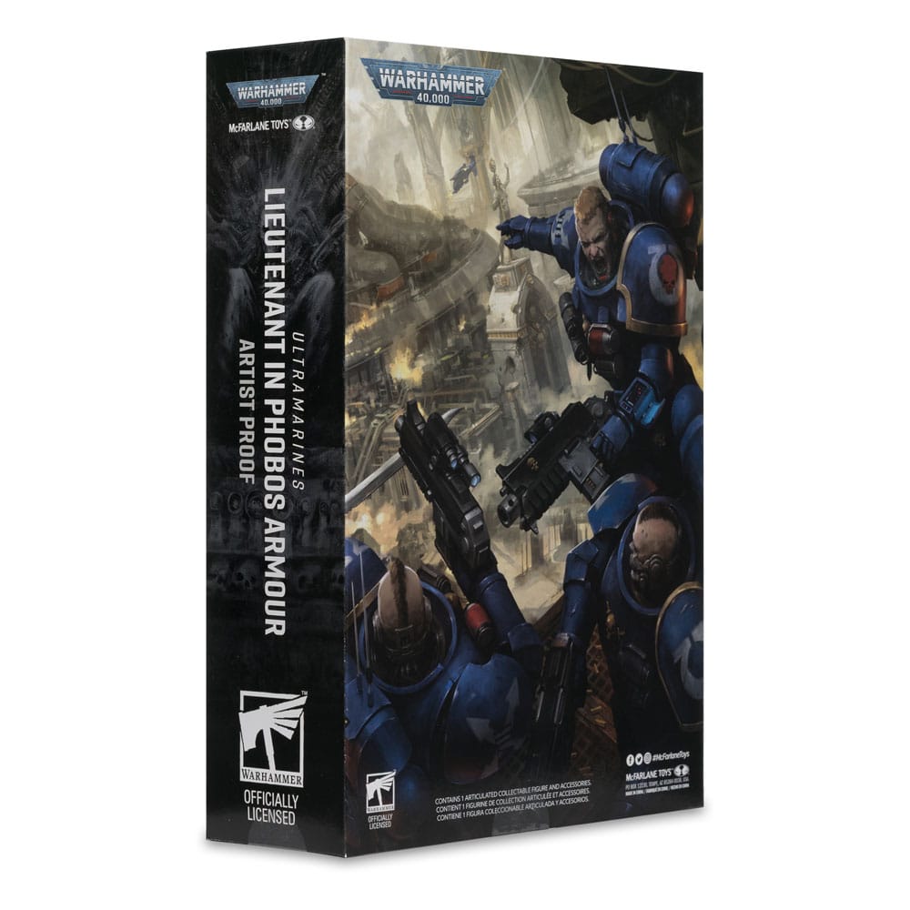 Warhammer 40,000 Actionfigur Lieutenant in Phobos Armor (Ultramarines) (Artist Proof) 18 cm