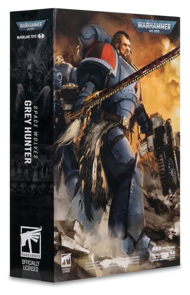 Warhammer 40,000 Actionfigur Grey Hunter (Space Wolves) 18 cm