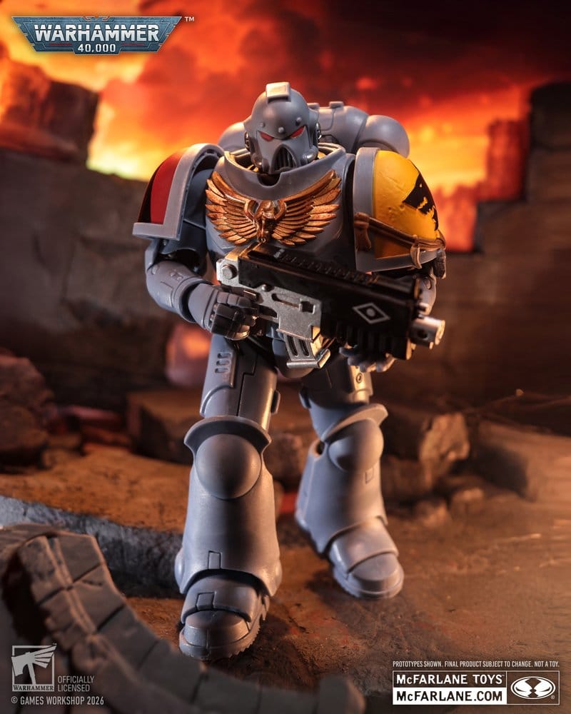 Warhammer 40,000 Actionfigur Grey Hunter (Space Wolves) 18 cm
