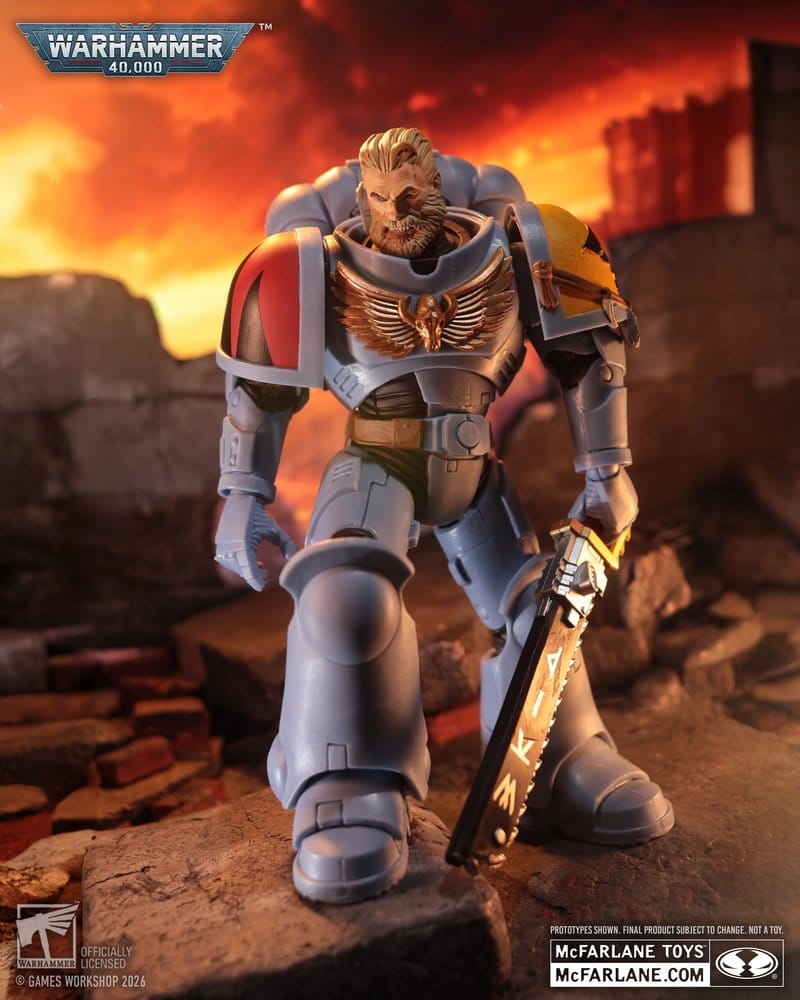 Warhammer 40,000 Actionfigur Grey Hunter (Space Wolves) 18 cm