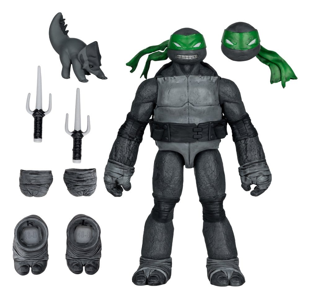 Teenage Mutant Ninja Turtles Page Punchers Actionfigur Raphael (Black White & Green) (Red Platinum Edition) 13 cm