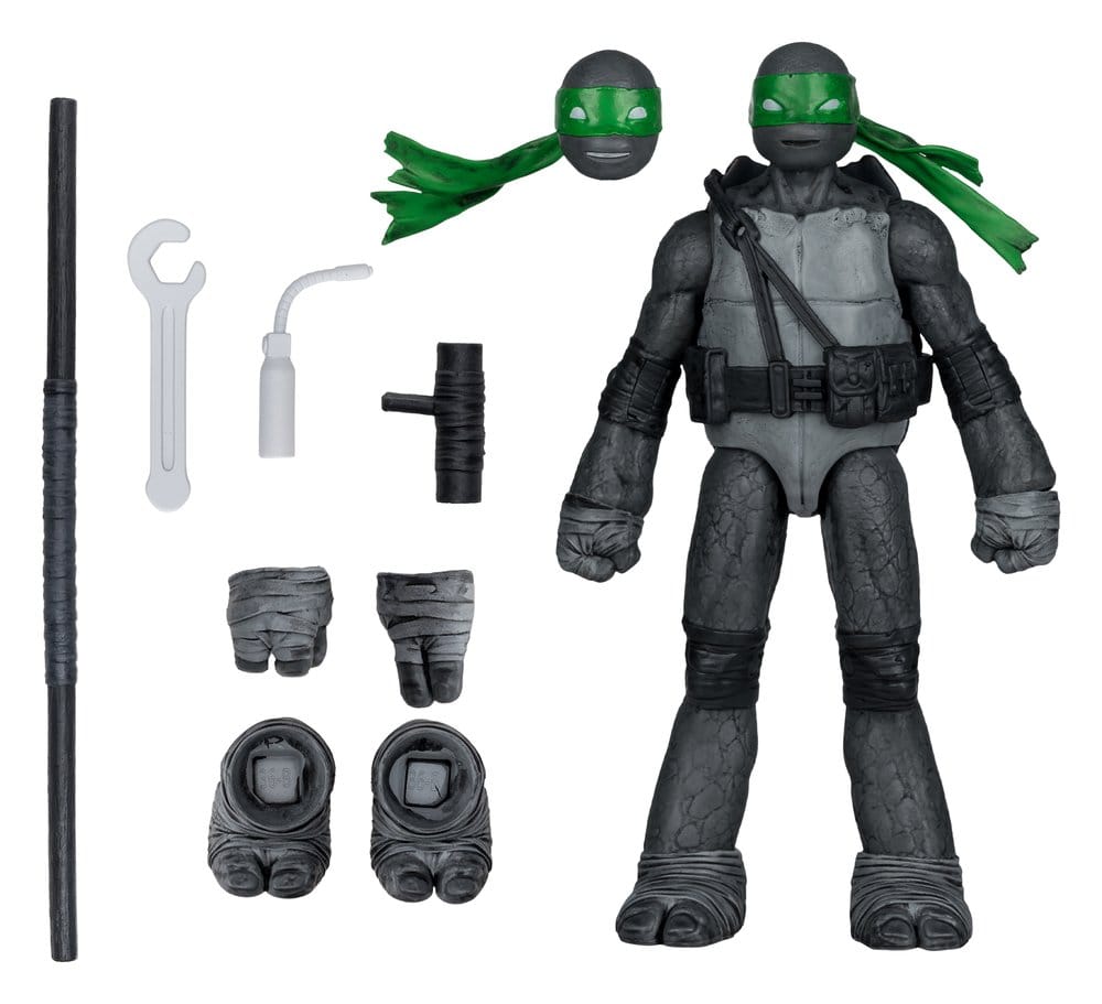 Teenage Mutant Ninja Turtles Page Punchers Actionfigur Donatello (Black White & Green) (Red Platinum Edition) 13 cm