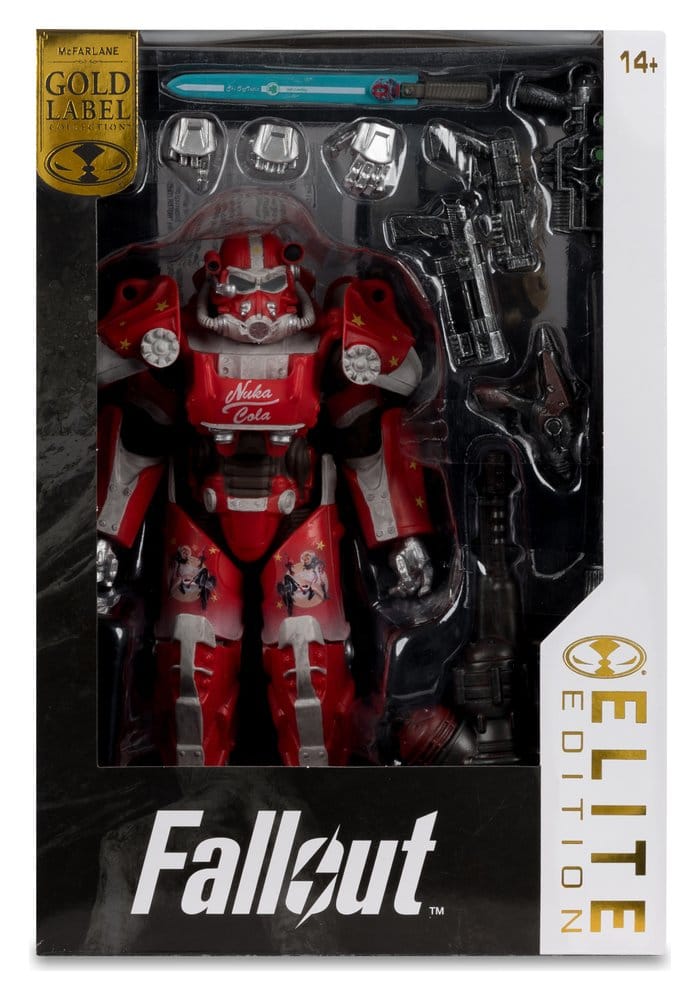 Fallout McFarlane Elite Edition Actionfigur Fallout 76 Nuka Cola T-60 (Gold Label) 19 cm