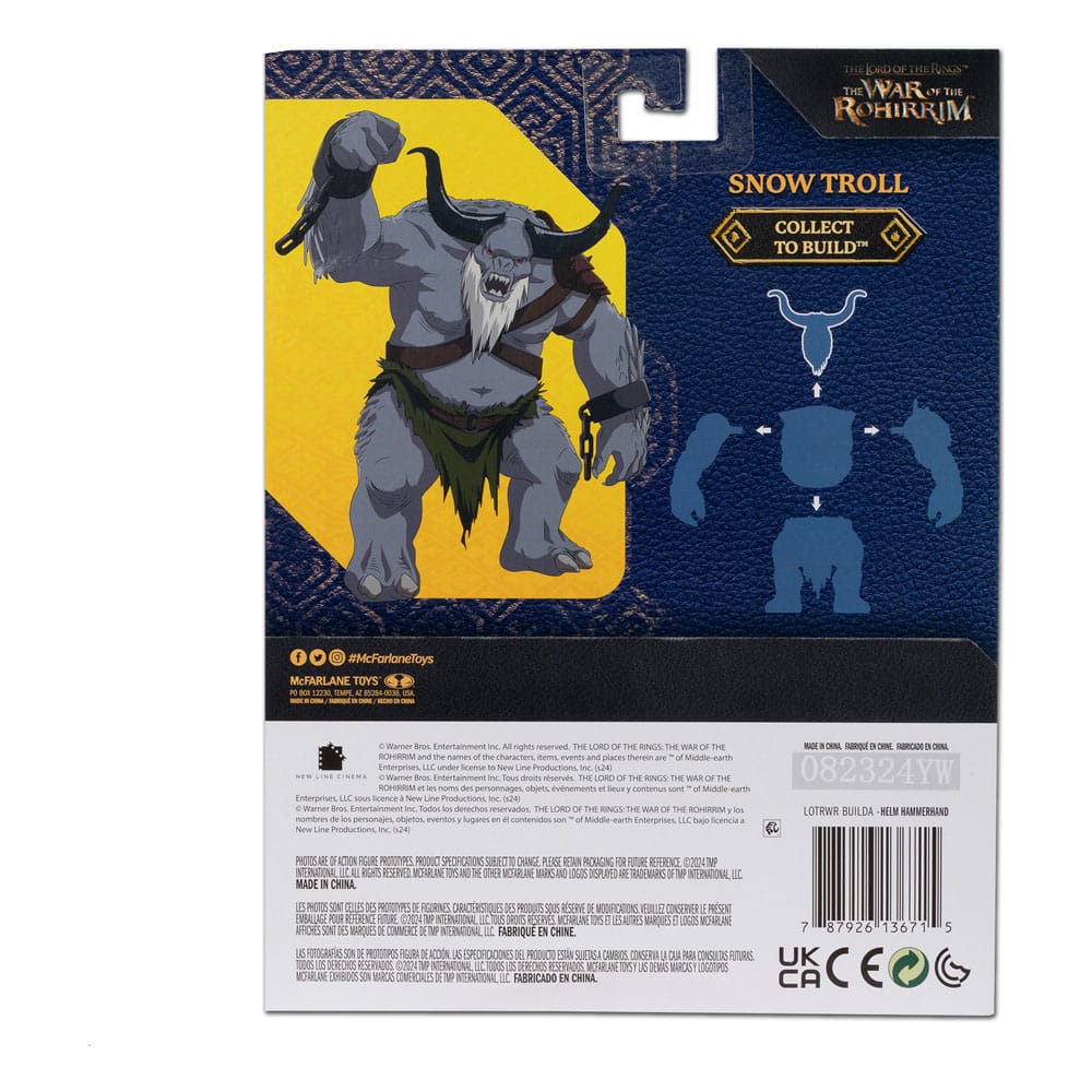 Der Herr der Ringe: Die Schlacht der Rohirrim Build-A Actionfiguren 10 cm (BAF: Snow Troll) Sortiment (4)