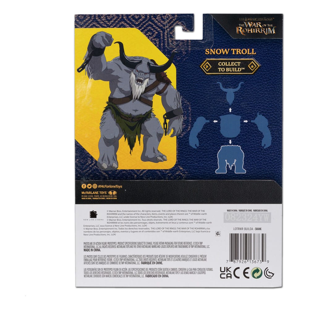 Der Herr der Ringe: Die Schlacht der Rohirrim Build-A Actionfiguren 10 cm (BAF: Snow Troll) Sortiment (4)