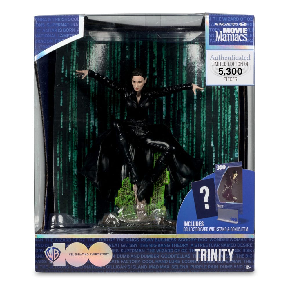 Matrix Movie Maniacs Actionfigur Trinity 15 cm