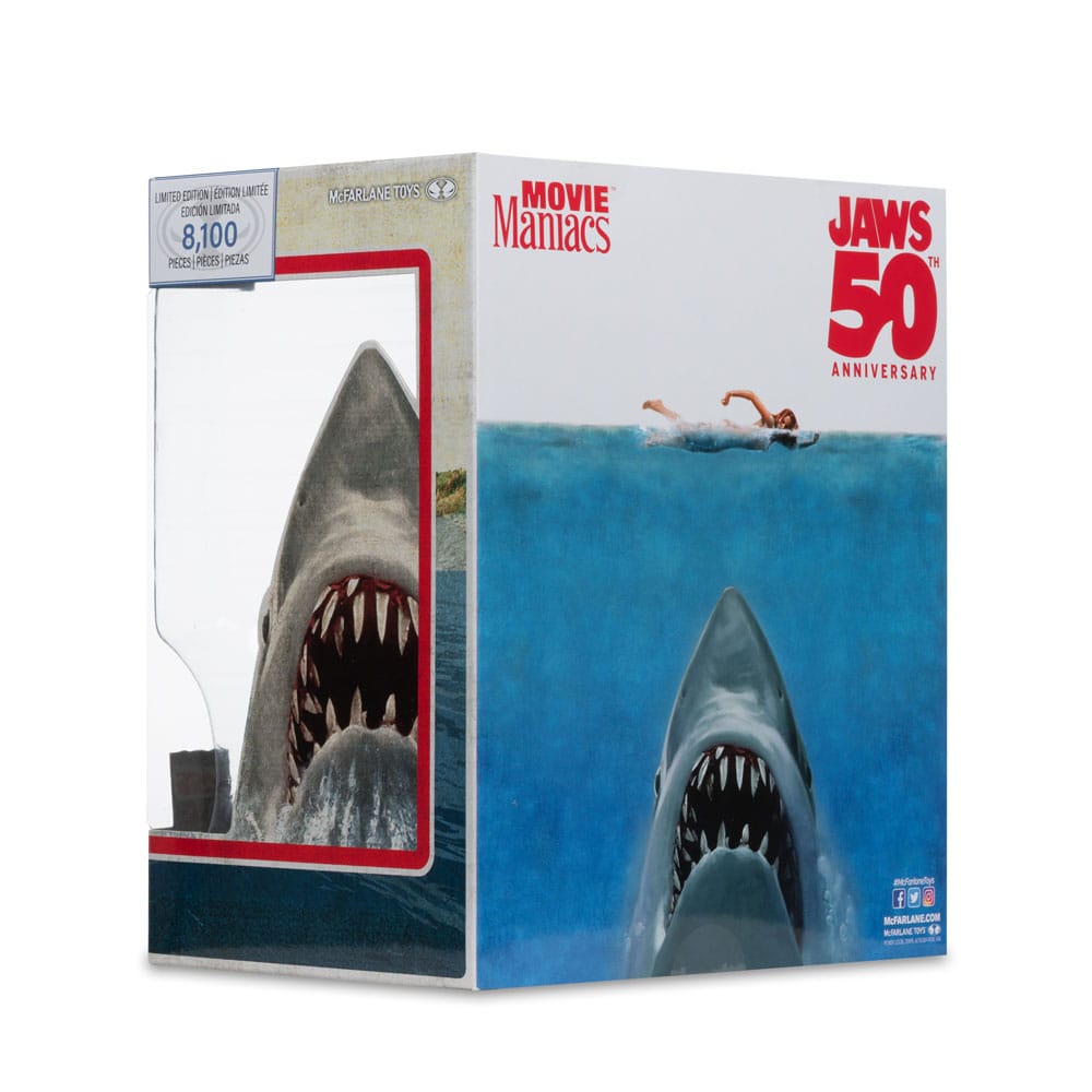 Der weiße Hai Movie Maniacs PVC Statue Jaws (50th Anniversary) 16 cm
