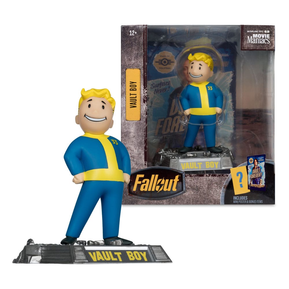 Fallout Movie Maniacs Actionfigur Vault Boy Version 2 14 cm
