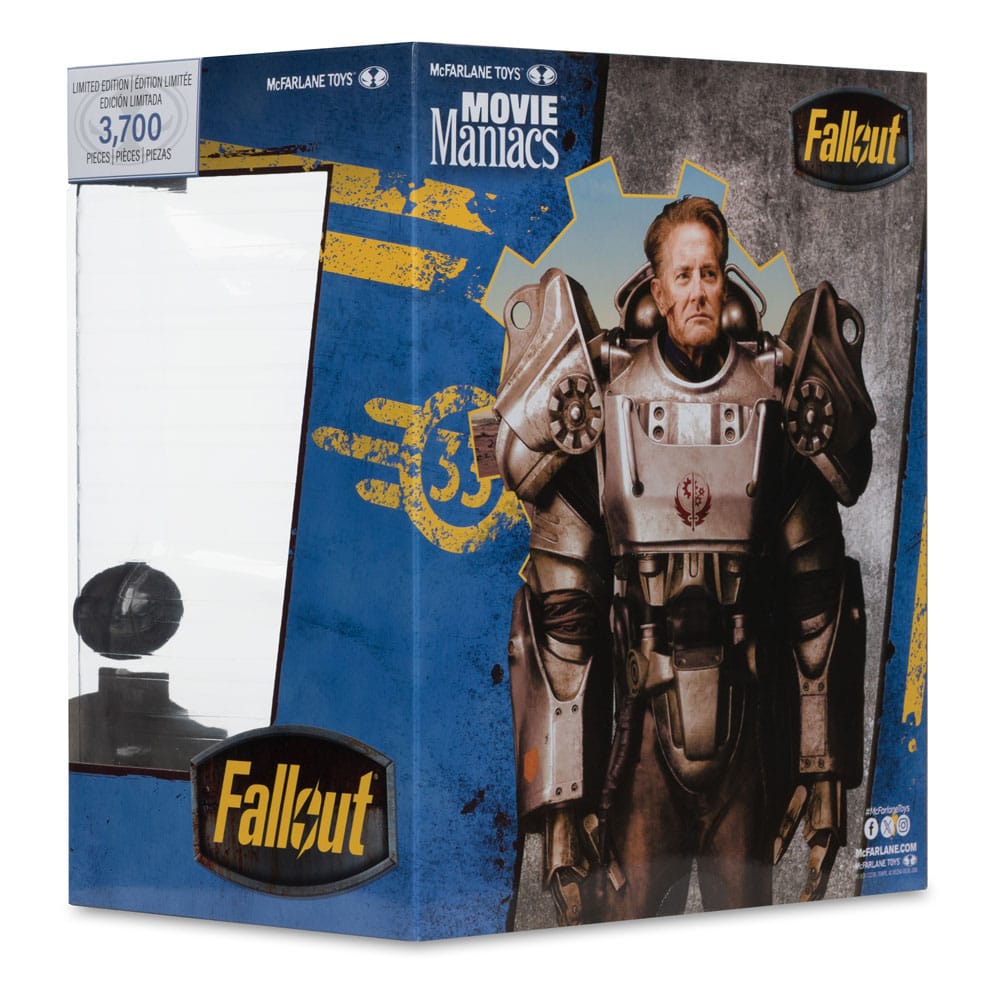 Fallout Movie Maniacs Actionfigur Hank Maclean (Season 2) (Red Platinum Edition) 17 cm