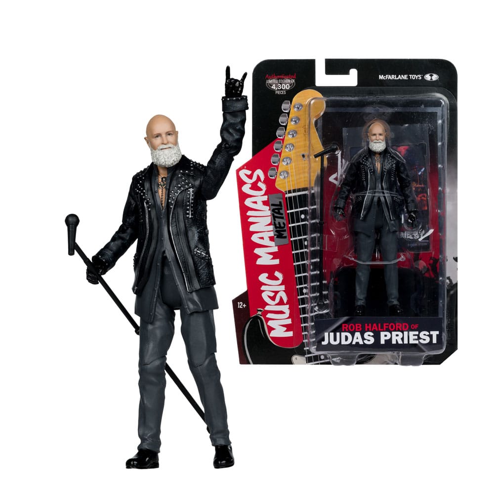 Judas Priest Music Maniacs Heavy Metal Actionfigur Rob Halford 15 cm