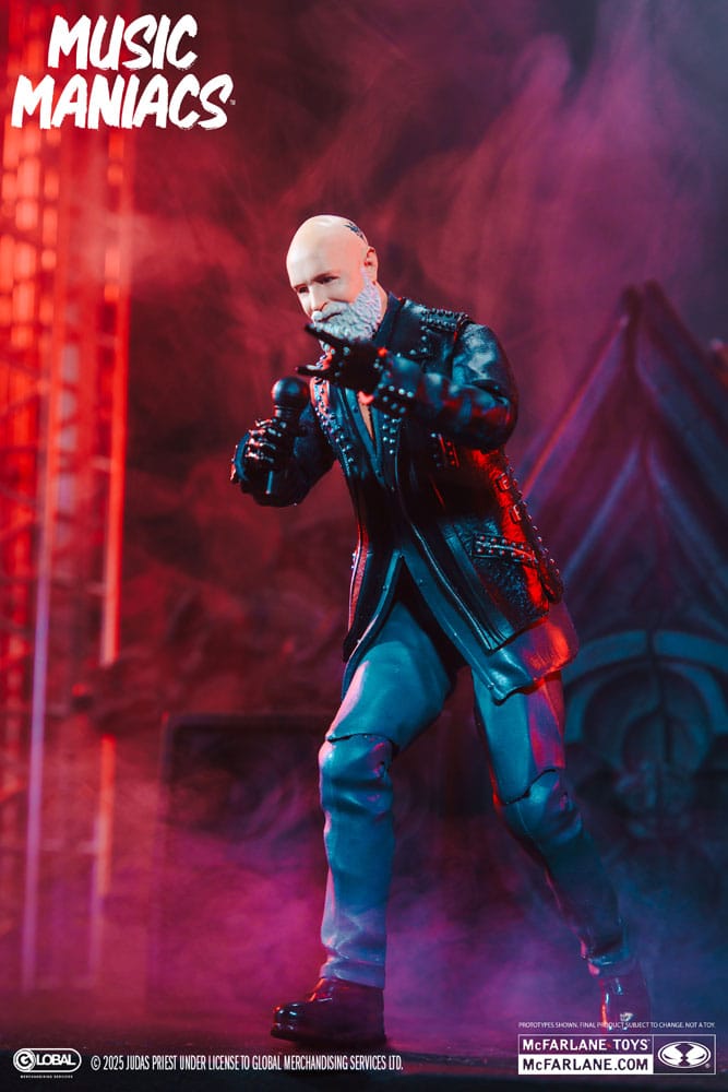 Judas Priest Music Maniacs Heavy Metal Actionfigur Rob Halford 15 cm