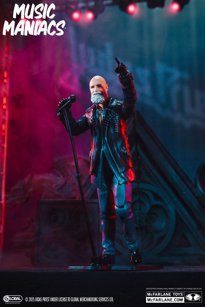 Judas Priest Music Maniacs Heavy Metal Actionfigur Rob Halford 15 cm