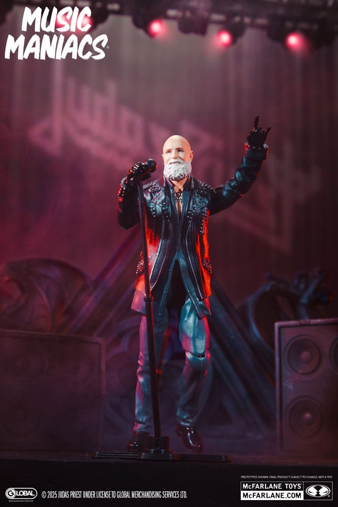 Judas Priest Music Maniacs Heavy Metal Actionfigur Rob Halford 15 cm