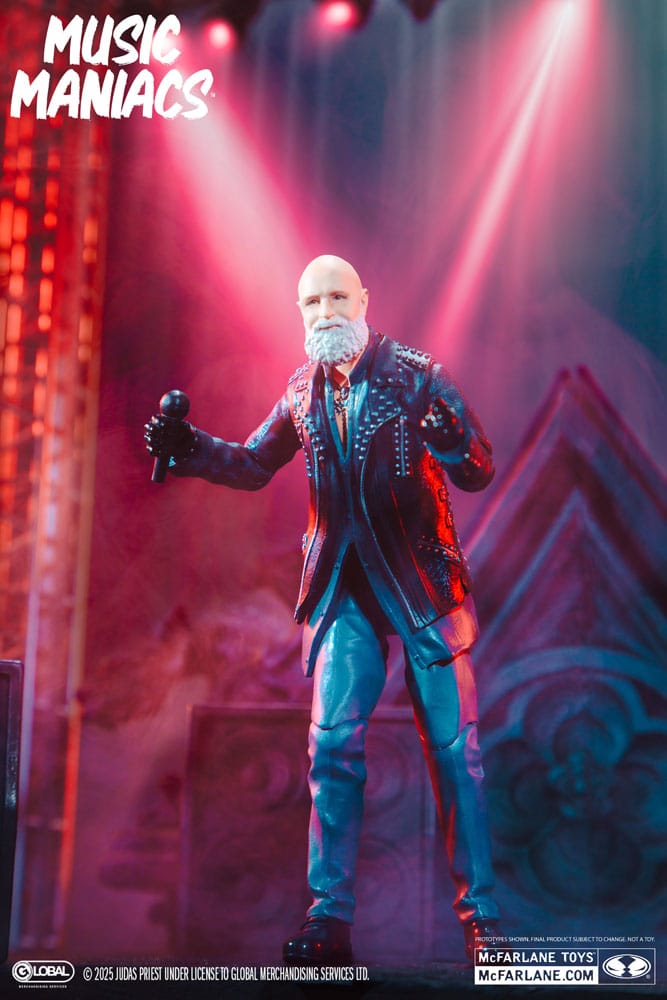 Judas Priest Music Maniacs Heavy Metal Actionfigur Rob Halford 15 cm