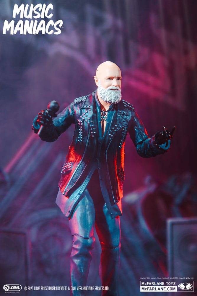 Judas Priest Music Maniacs Heavy Metal Actionfigur Rob Halford 15 cm