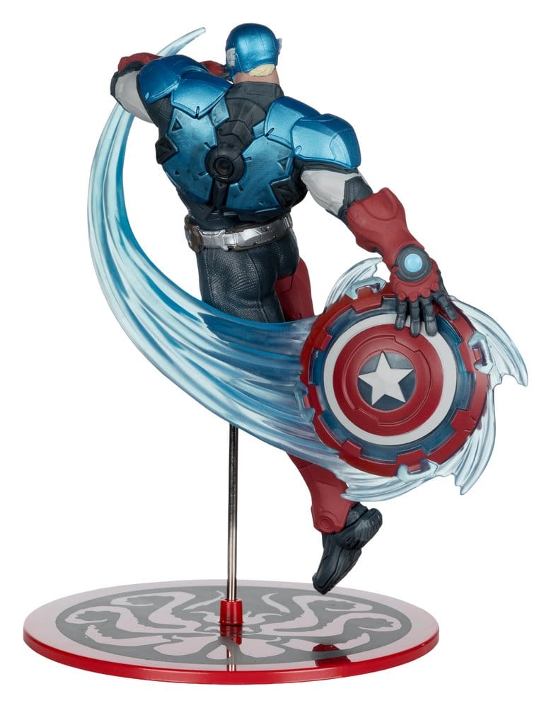 Marvel Rivals Collection 1/10 Actionfigur Captain America 20 cm