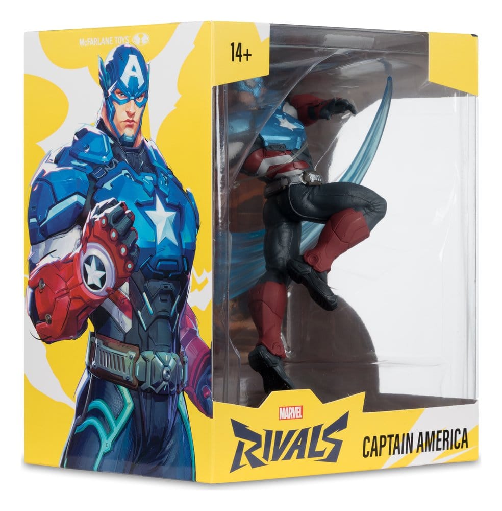 Marvel Rivals Collection 1/10 Actionfigur Captain America 20 cm
