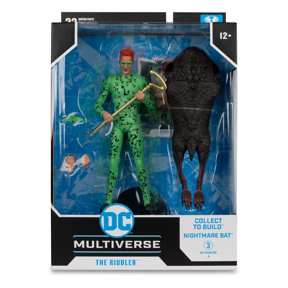 DC Build A Megafig Actionfigur Batman Forever The Riddler (Gold Label) 18 cm
