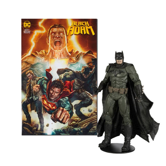DC Black Adam Page Punchers Actionfigur & Comic Batman 18 cm