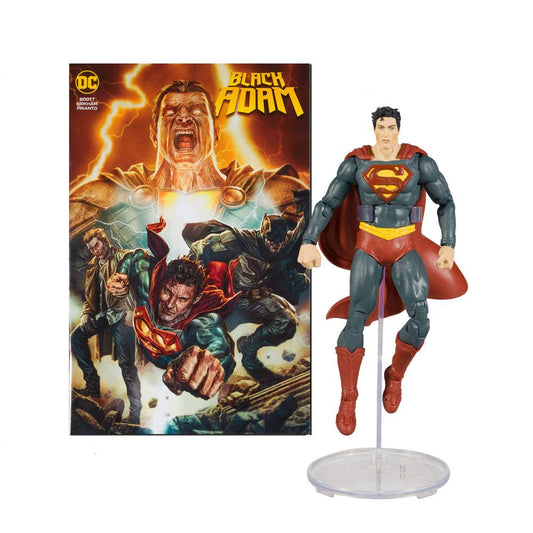 DC Black Adam Page Punchers Actionfigur & Comic Superman 18 cm