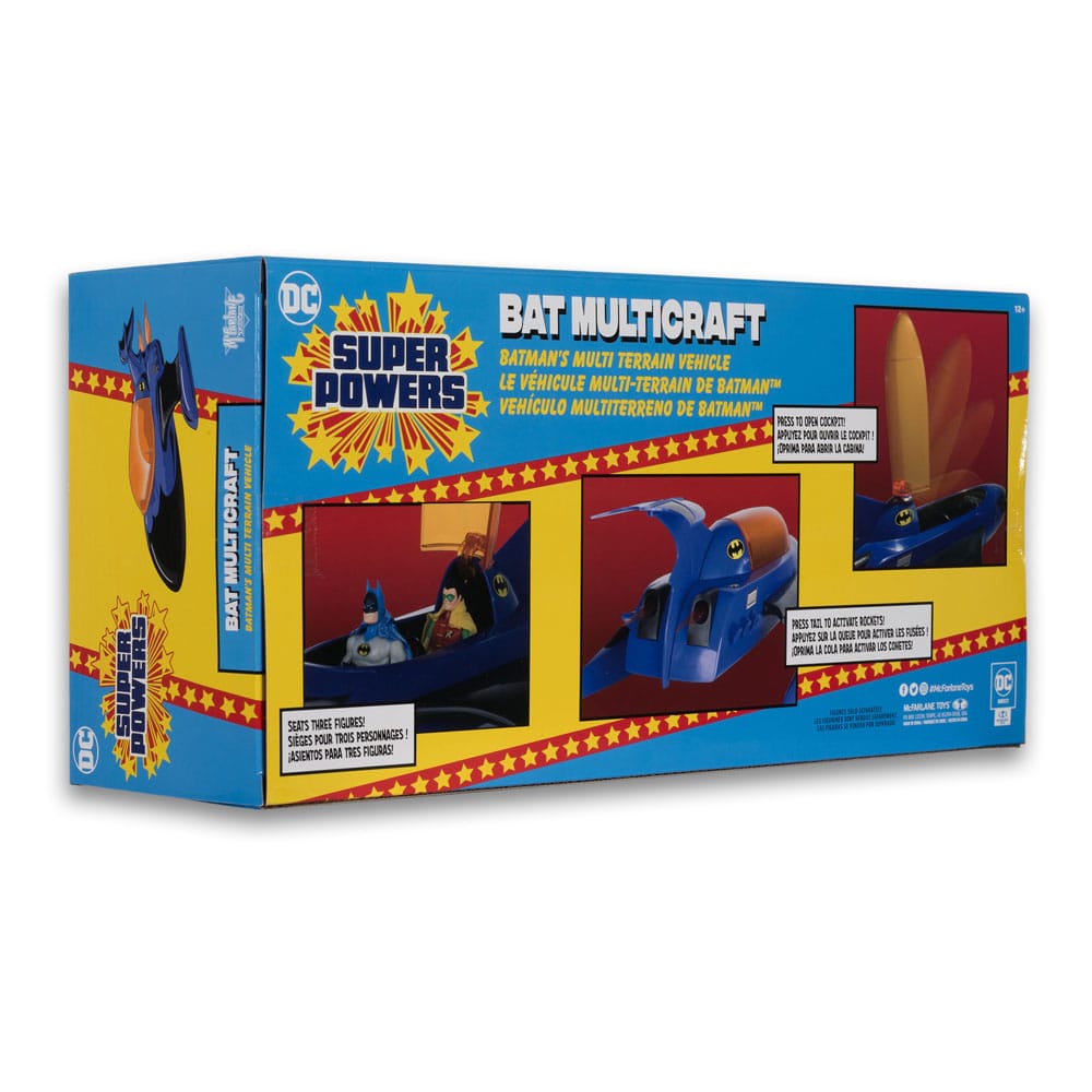 DC Direct Super Powers Fahrzeug The Bat Multicraft 10 cm