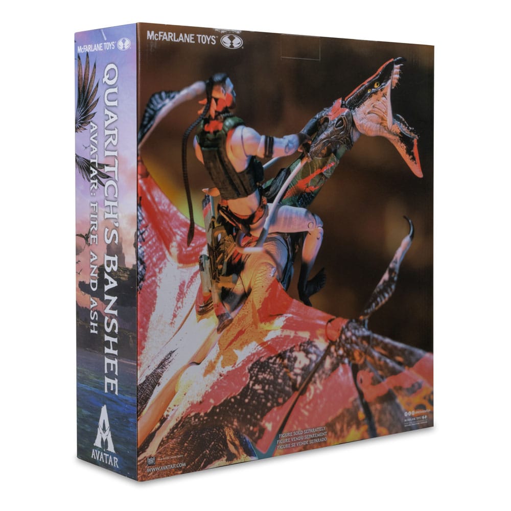 Avatar: Fire and Ash Actionfigur Quaritch's new Banshee