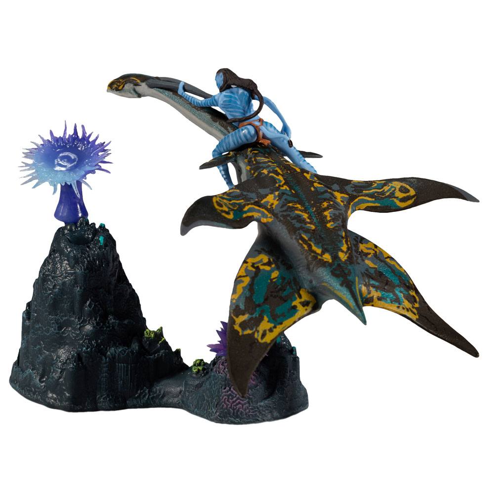 Avatar: The Way of Water Deluxe Medium Actionfiguren Neteyam & Ilu