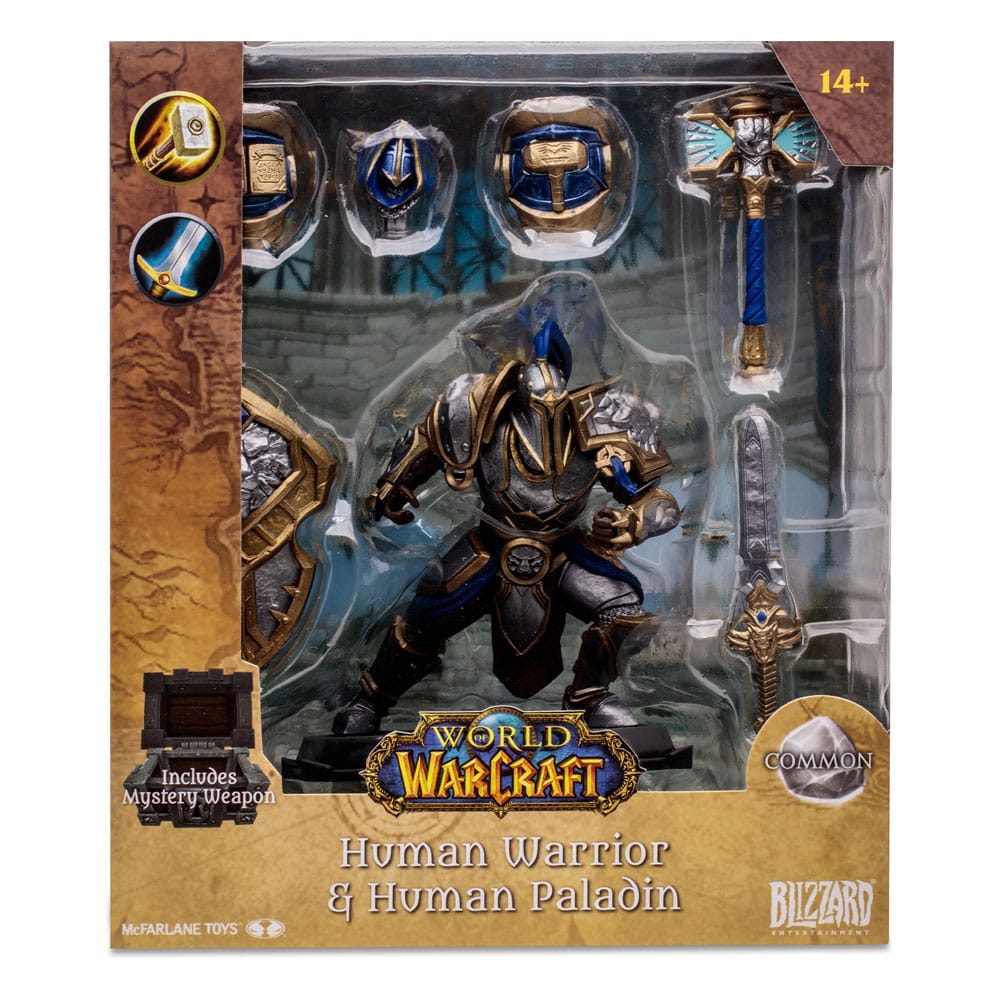 World of Warcraft Actionfigur Human: Paladin / Warrior 15 cm