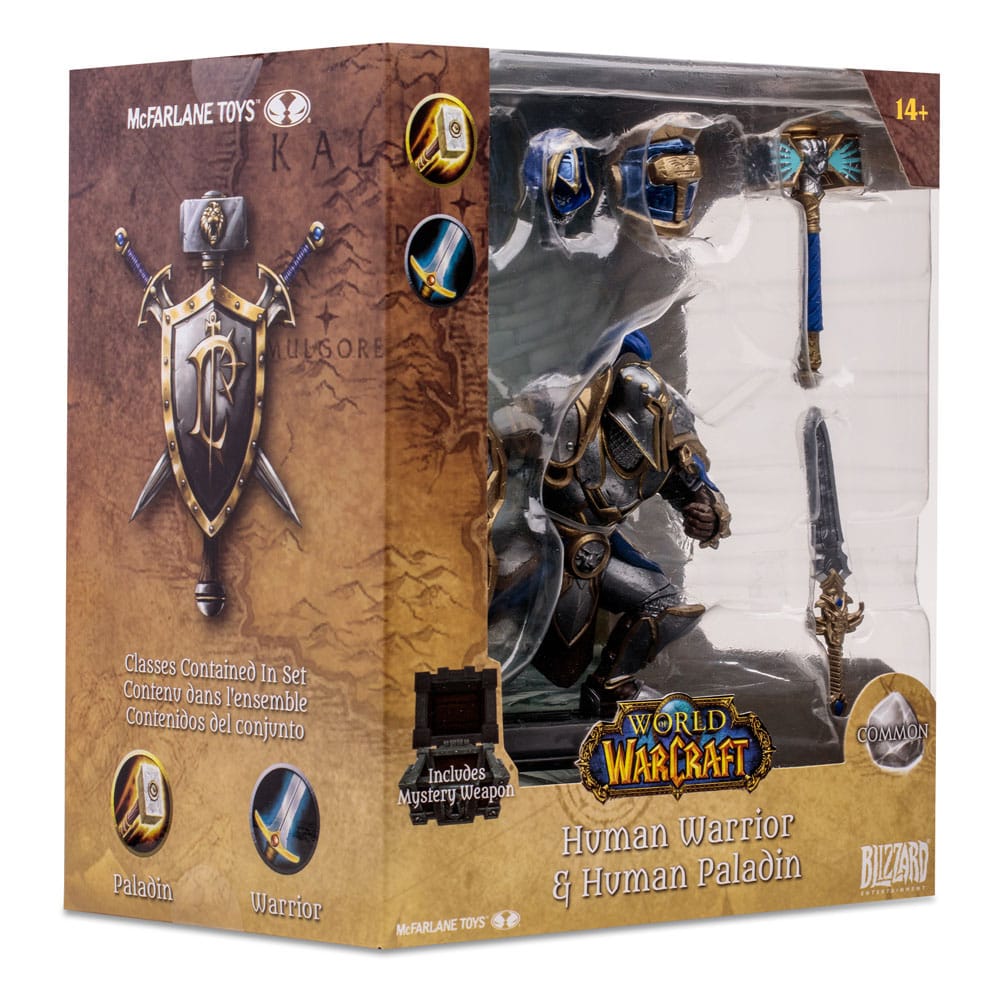 World of Warcraft Actionfigur Human: Paladin / Warrior 15 cm