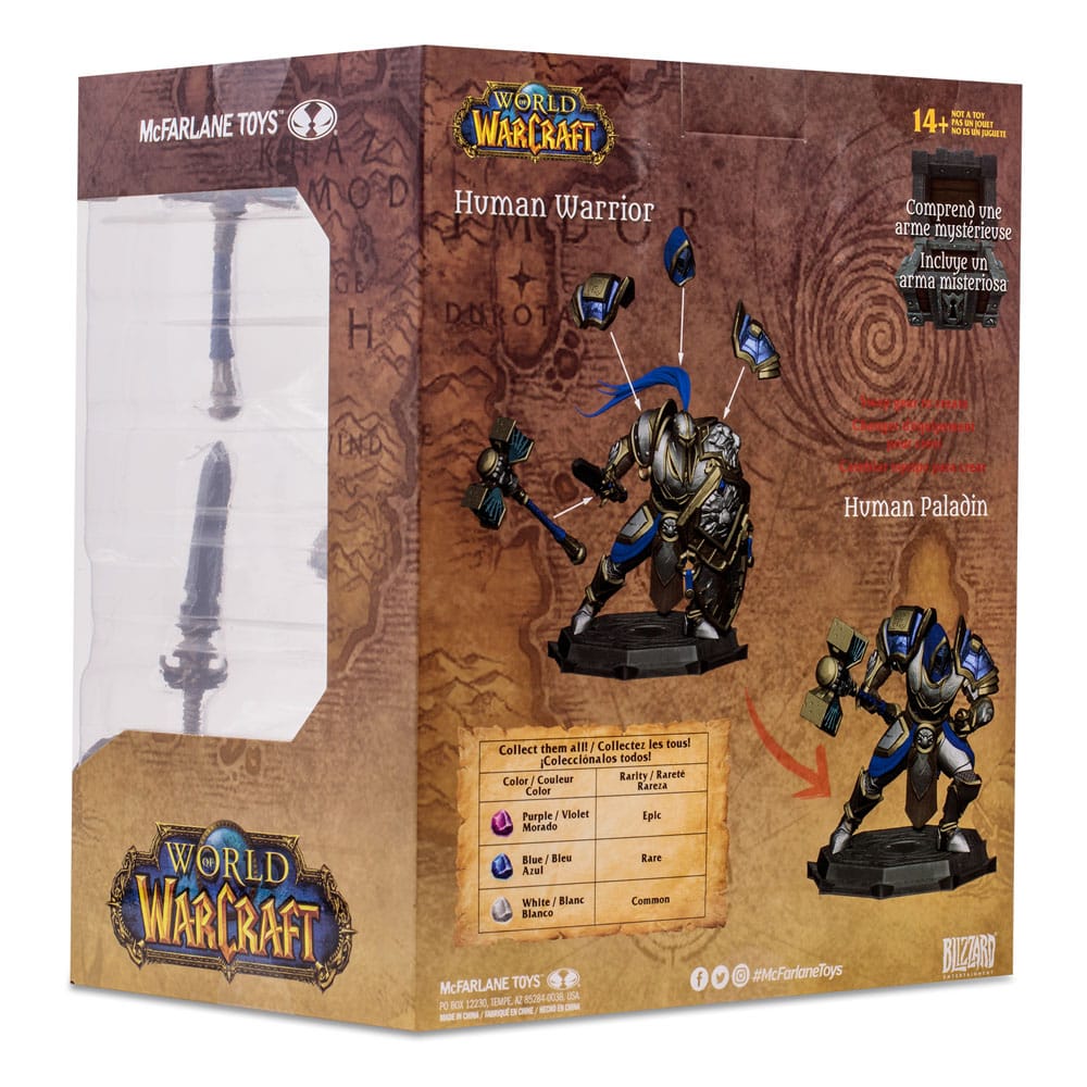 World of Warcraft Actionfigur Human: Paladin / Warrior 15 cm