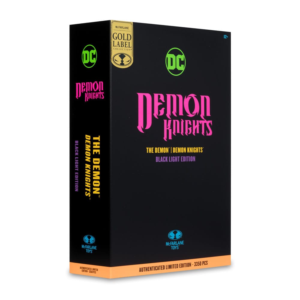 DC Multiverse Actionfigur The Demon (Demon Knights) Black Light Edition (Gold Label) 18 cm