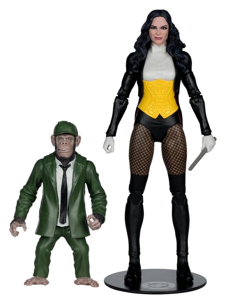 DC Classic McFarlane Actionfigur Zatanna with Detective Chimp Collector Edition #53 18 cm
