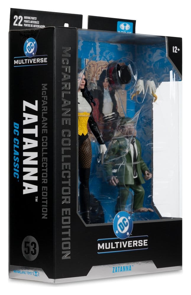 DC Classic McFarlane Actionfigur Zatanna with Detective Chimp Collector Edition #53 18 cm