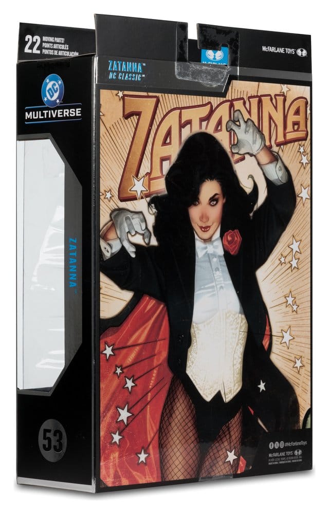 DC Classic McFarlane Actionfigur Zatanna with Detective Chimp Collector Edition #53 18 cm