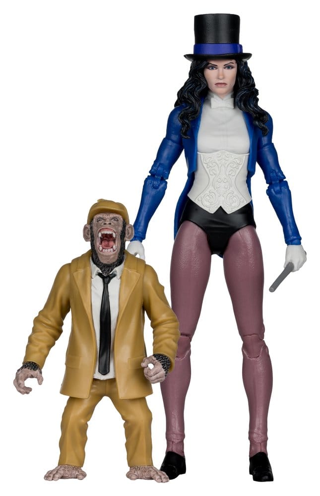 DC Classic McFarlane Actionfigur Zatanna with Detective Chimp Collector Edition #53 18 cm