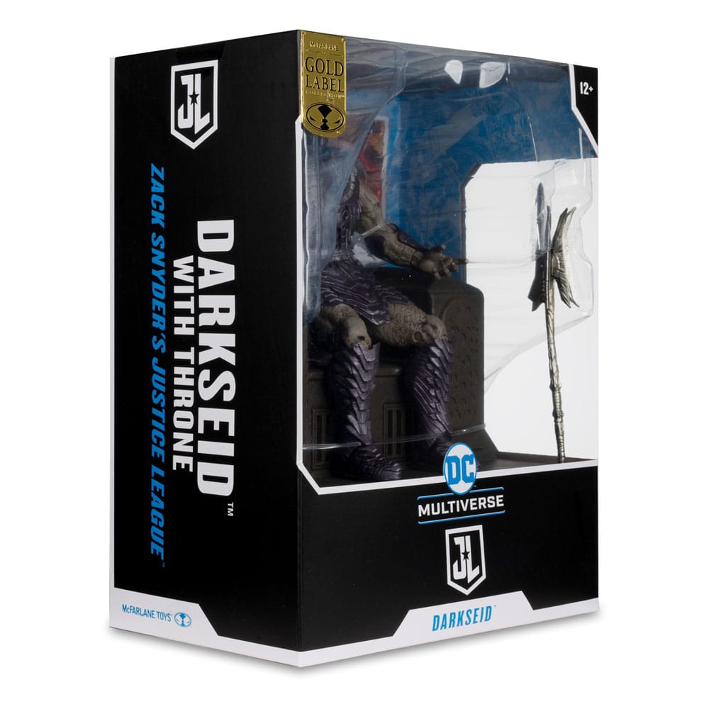 Zack Snyder's Justice League DC Multiverse Mega Actionfigur Darkseid with Throne (Gold Label) 24 cm