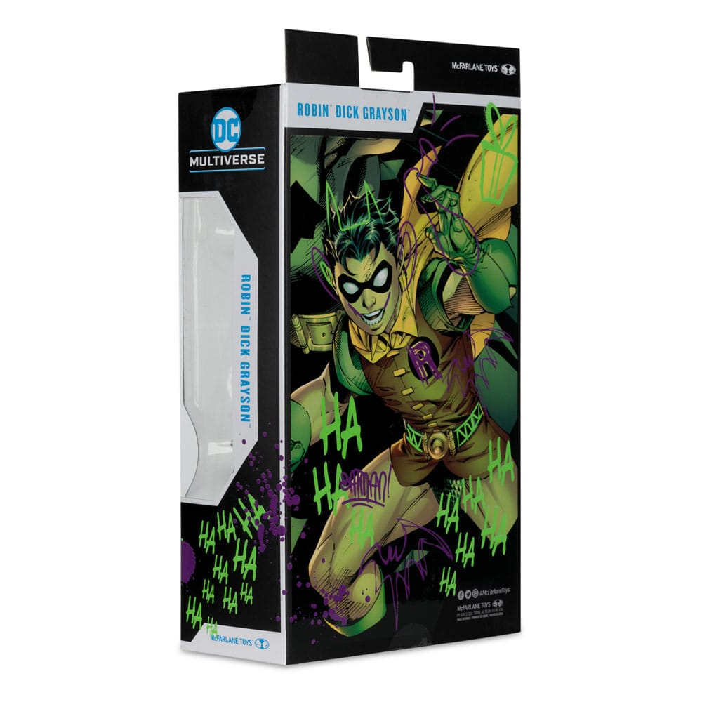 DC Rebirth DC Multiverse Actionfigur Robin (Dick Grayson) (Jokerized) (Gold Label) 18 cm