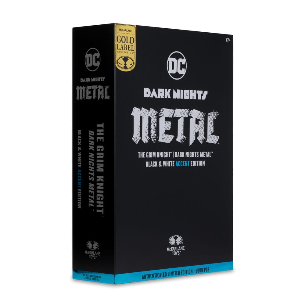DC Multiverse Actionfigur The Grim Knight (Dark Nights Metal) (Black & White Accent Edition) (Gold Label) 18 cm