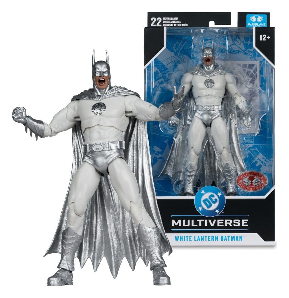 DC Multiverse Actionfigur White Lantern Batman (Brightest Day) (Red Platinum Edition) 18 cm