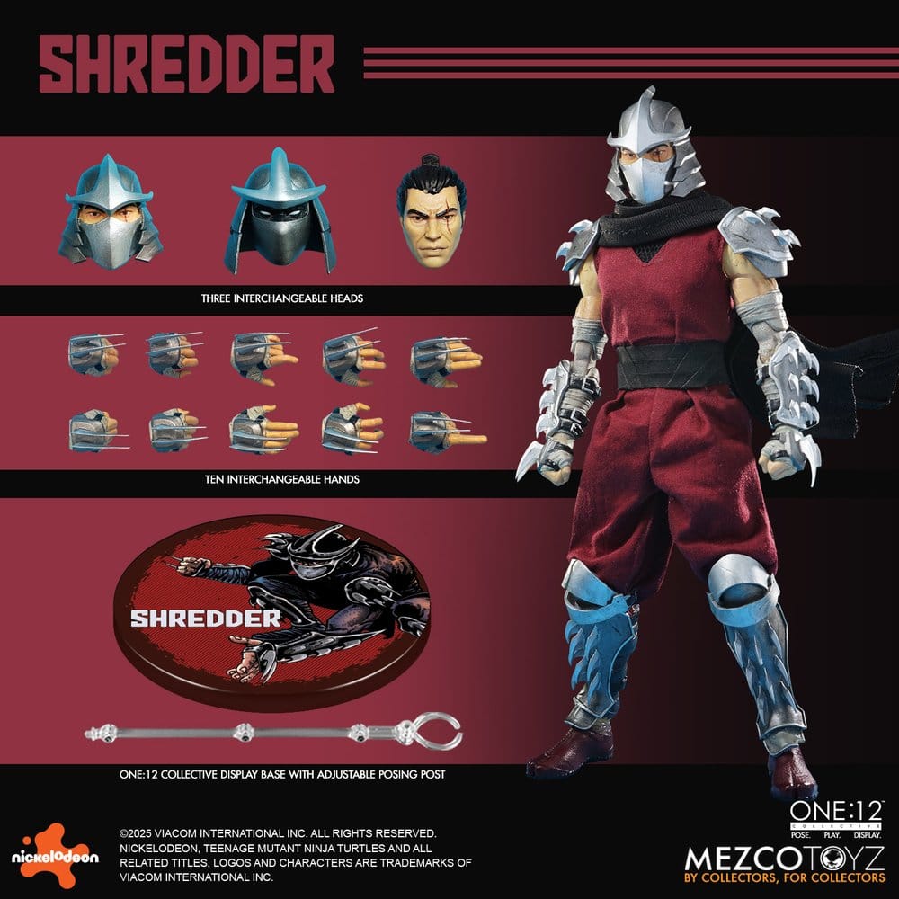 Teenage Mutant Ninja Turtles Actionfigur 1/12 Shredder 17 cm