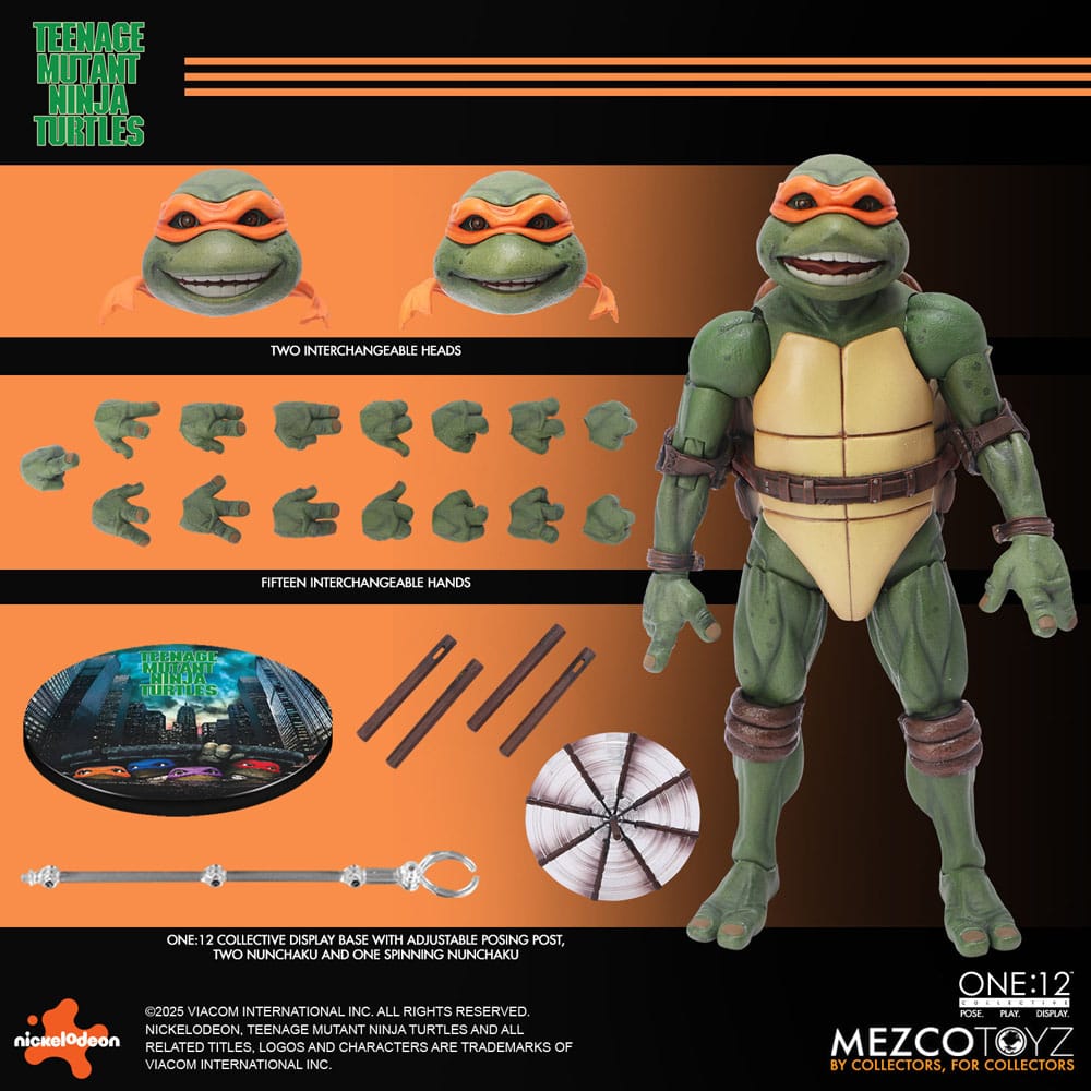 Teenage Mutant Ninja Turtles Actionfiguren Box-Set 1/12 Teenage Mutant Ninja Turtles (1990 Movie) 15 cm