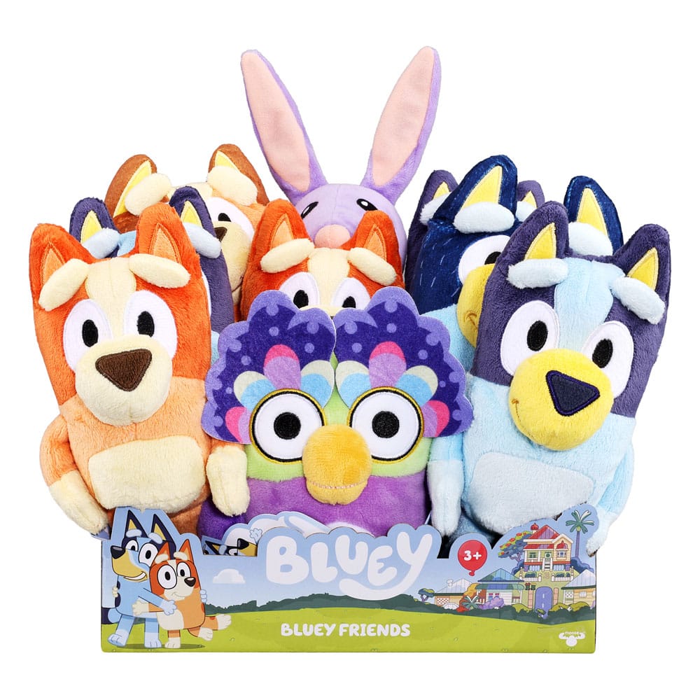 Bluey Plüschfiguren Bluey 23 cm Sortiment (9)