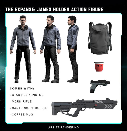 The Expanse Actionfigur James Holden 20 cm
